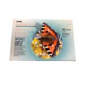 Ilford Gallerie Professional Inkjet Photo Gloss Paper 4x6  115 Sheets NEW SEALED